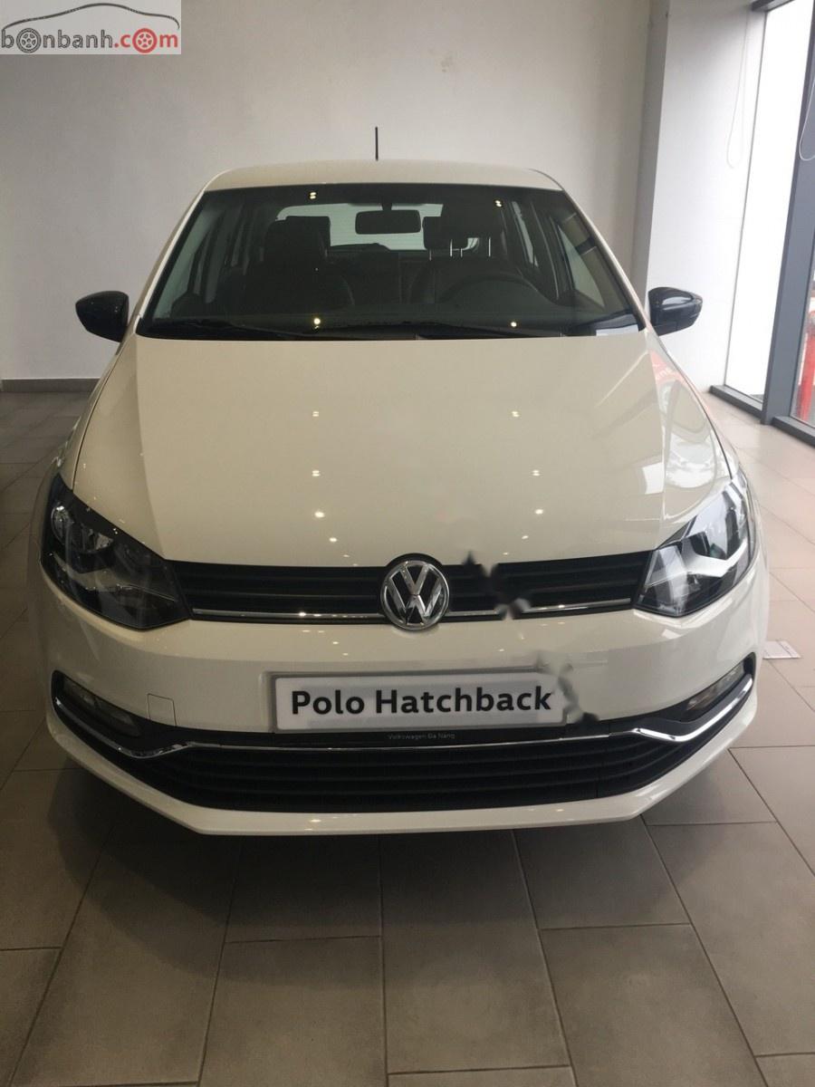 Volkswagen Polo 1.6 AT 2018 - Cần bán xe Volkswagen Polo 1.6 AT năm sản xuất 2018, màu trắng, xe nhập