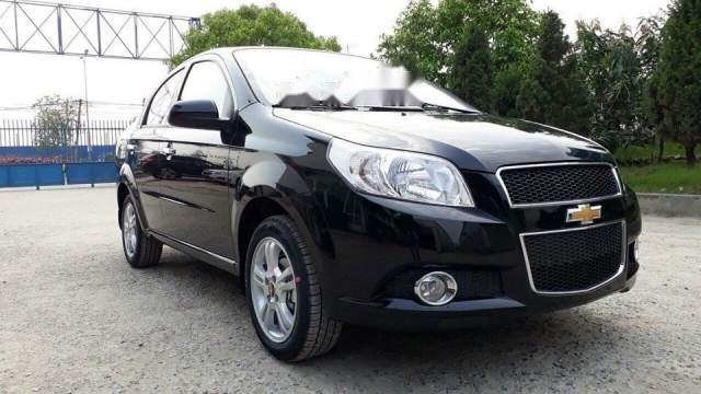 Chevrolet Aveo   LTZ   2018 - Bán xe Chevrolet Aveo LTZ đời 2018, màu đen, 399 triệu