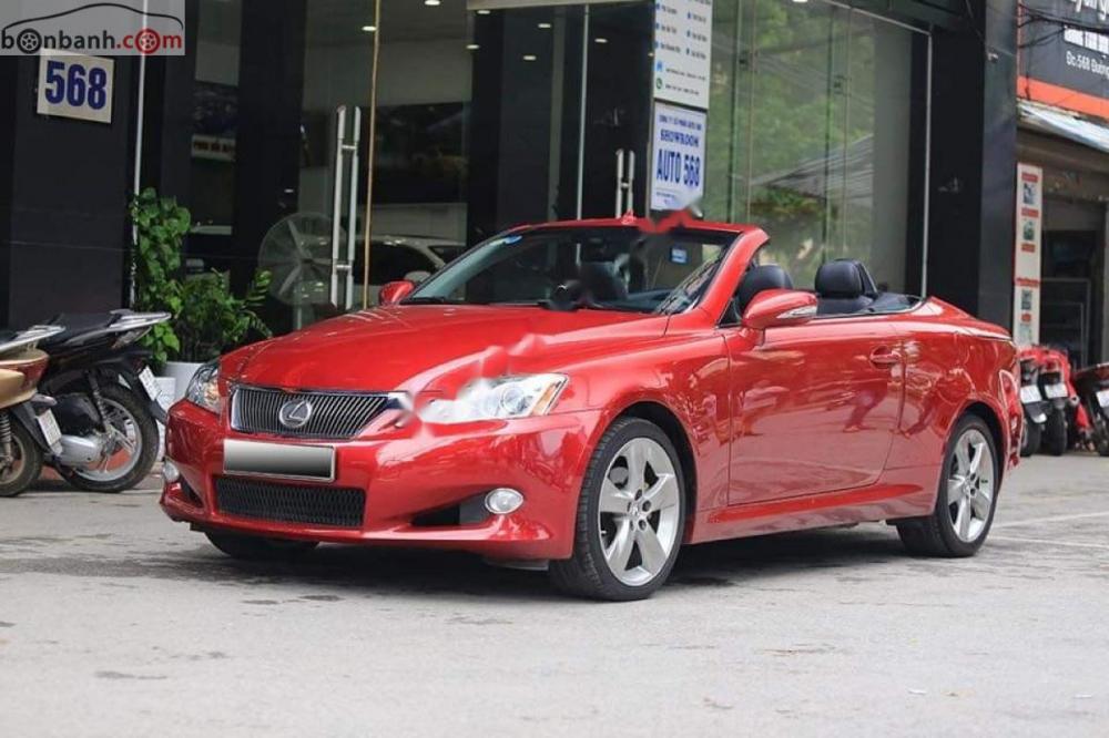 Lexus IS 250 c 2009 - Cần bán xe Lexus IS 250 c đời 2009, màu đỏ, nhập khẩu