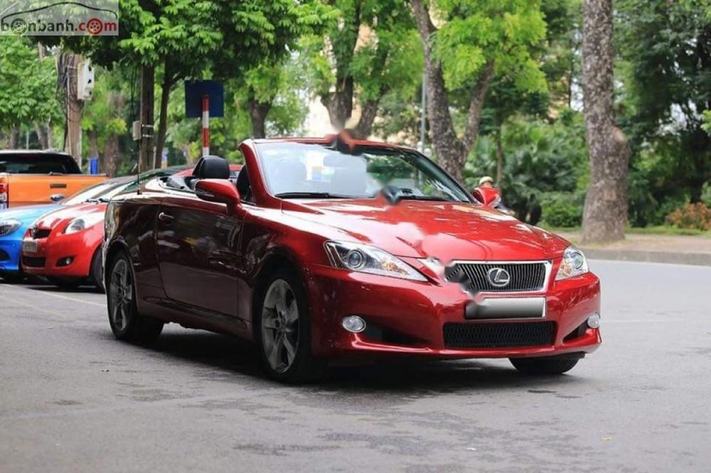 Lexus IS 250 c 2009 - Cần bán xe Lexus IS 250 c đời 2009, màu đỏ, nhập khẩu