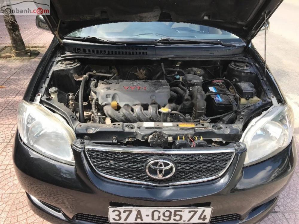 Toyota Vios G 2004 - Bán Toyota Vios G năm sản xuất 2004, màu đen giá cạnh tranh