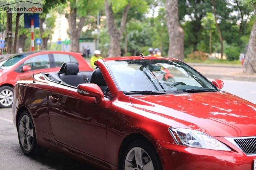 Lexus IS 250 c 2009 - Cần bán xe Lexus IS 250 c đời 2009, màu đỏ, nhập khẩu