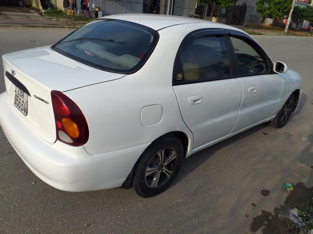 Daewoo Lanos 1.5 EX 2004 - Cần bán gấp Daewoo Lanos 1.5 EX đời 2004, màu trắng