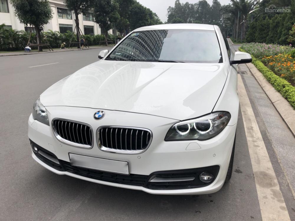 BMW 5 Series 520i 2015 - Cần bán xe BMW 5 Series sản xuất 2015 màu trắng