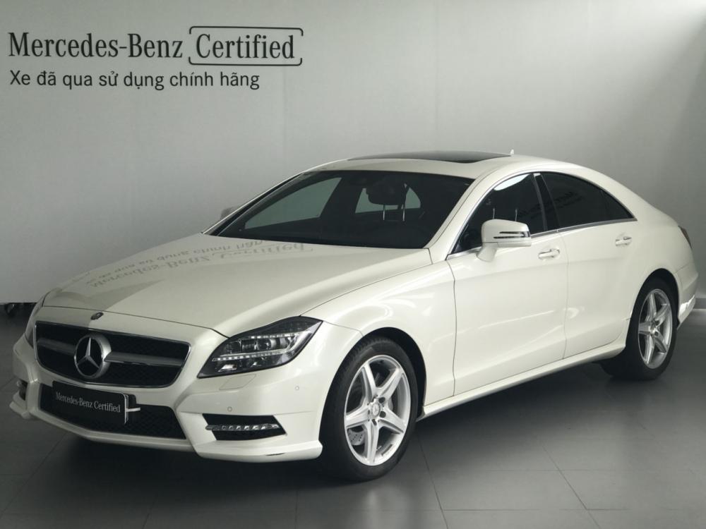 Mercedes-Benz CLS class CLS350 2014 - Bán xe Mercedes CLS350 màu trắng cũ - lướt 4/2018 chính hãng