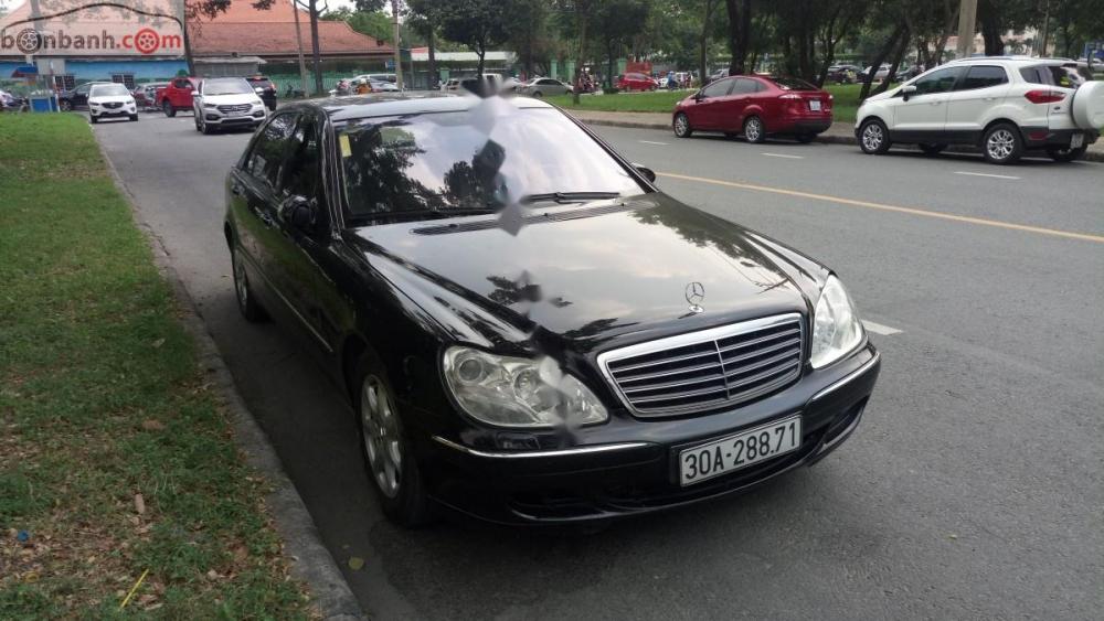 Mercedes-Benz S class S350 2003 - Cần bán xe Mercedes S350 2003, màu đen, nhập khẩu, giá chỉ 450 triệu