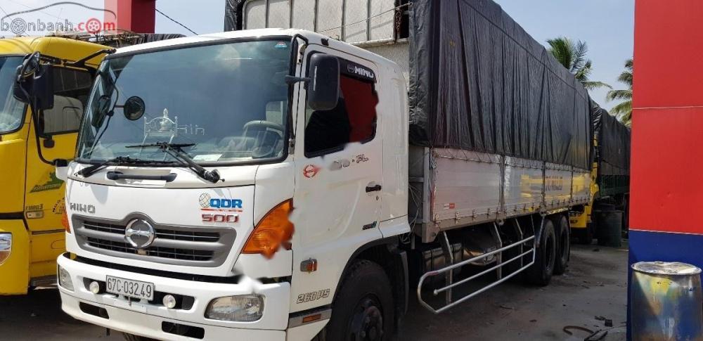 Hino 500 Series FL 15T 2014 - Cần bán lại xe Hino 500 Series FL 15T đời 2014, màu trắng