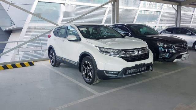 Honda CR V 1.5L  2018 - Bán Honda CR V 1.5L sản xuất năm 2018, màu trắng, nhập khẩu