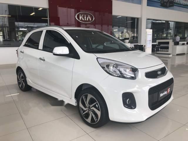 Kia Morning  S 2018 - Bán Kia Morning 2018, màu trắng