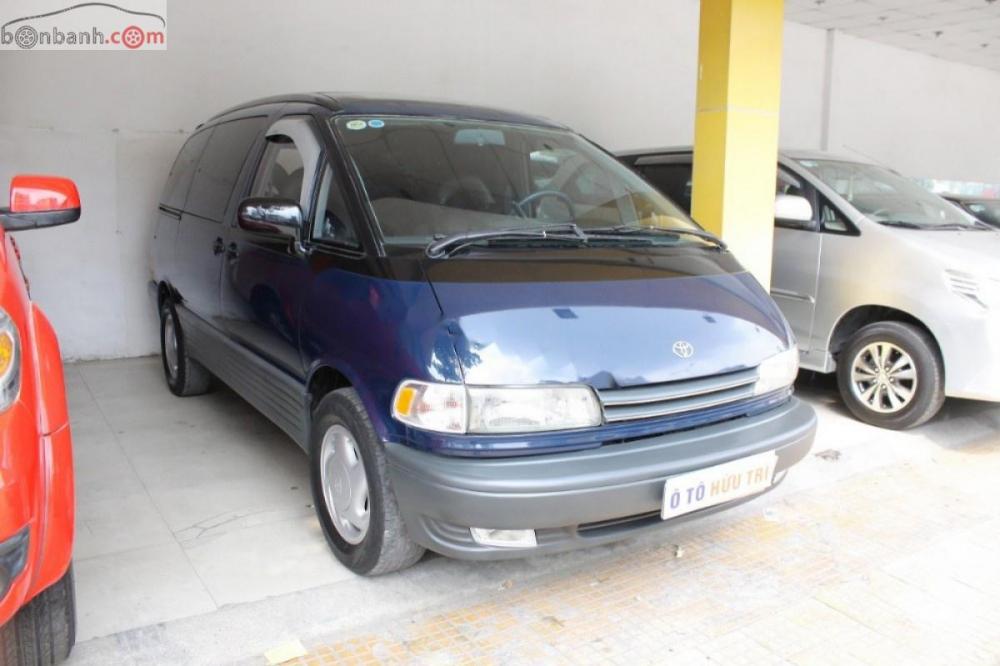 Toyota Previa LE 1990 - Cần bán xe Toyota Previa LE 1990, màu xanh lam số tự động, 185 triệu