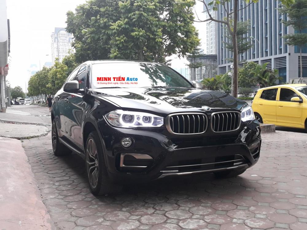 BMW X6 xDrive35i 3.0 AT 2015 - Bán BMW X6 xDrive35i 3.0 AT năm sản xuất 2015, màu đen, xe nhập số tự động