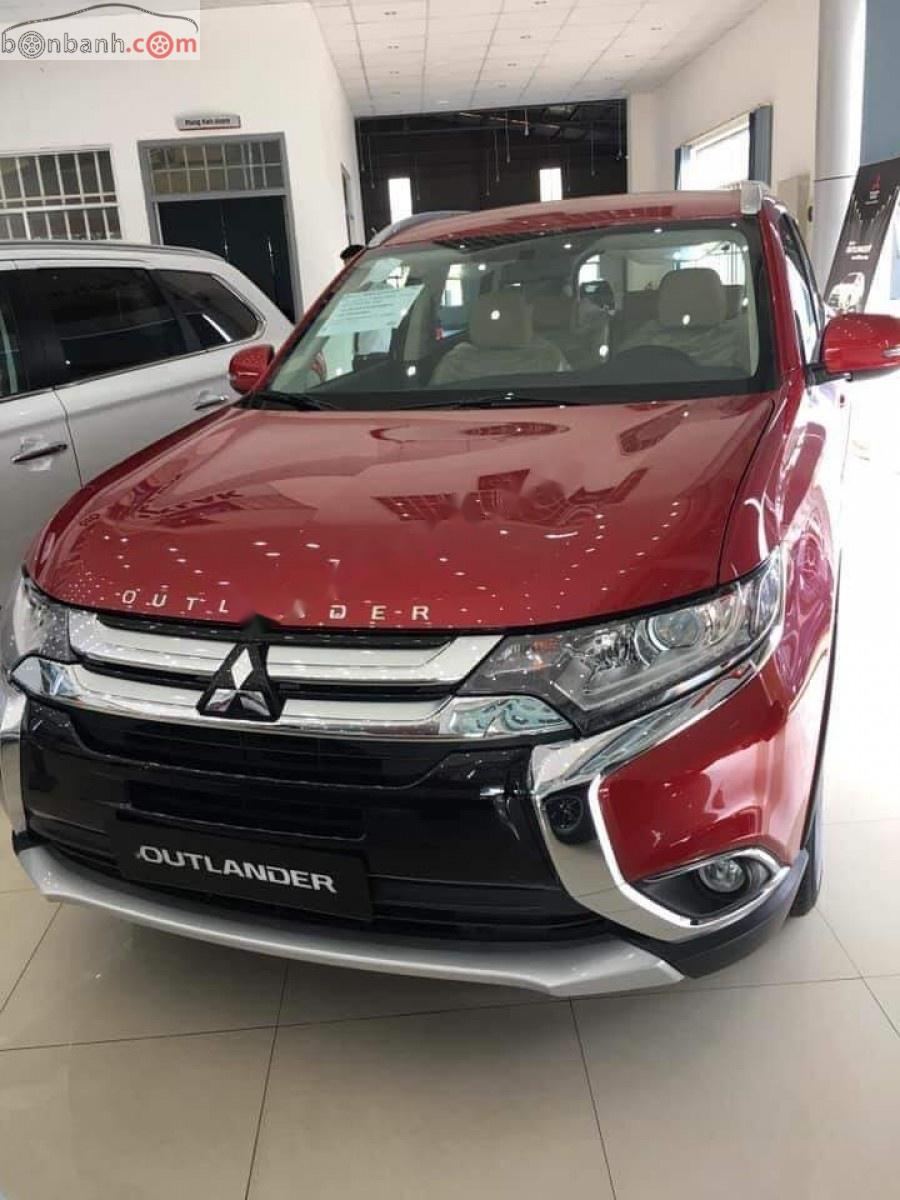 Mitsubishi Outlander 2.4 CVT Premium 2018 - Cần bán xe Mitsubishi Outlander 2.4 CVT Premium 2018, màu đỏ