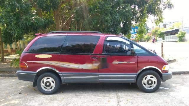 Toyota Previa   1992 - Cần bán Toyota Previa đời 1992, màu đỏ, nhập khẩu số tự động, giá 155tr