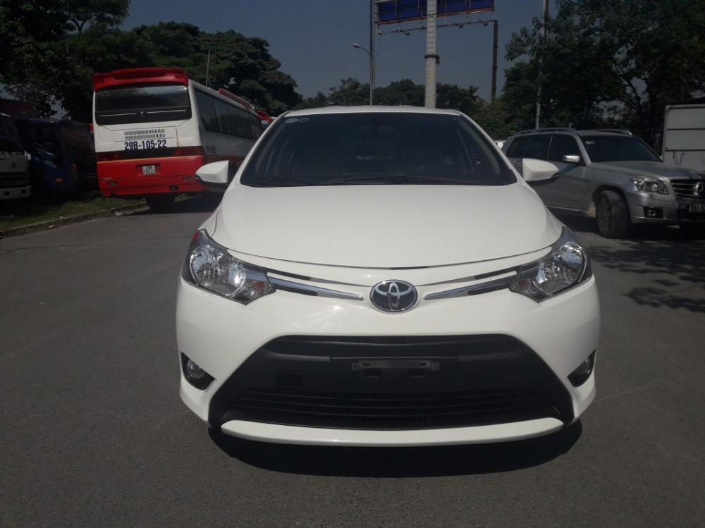 Toyota Vios 1.5E AT 2017 - Cần bán Toyota Vios 1.5E AT 2017, màu trắng