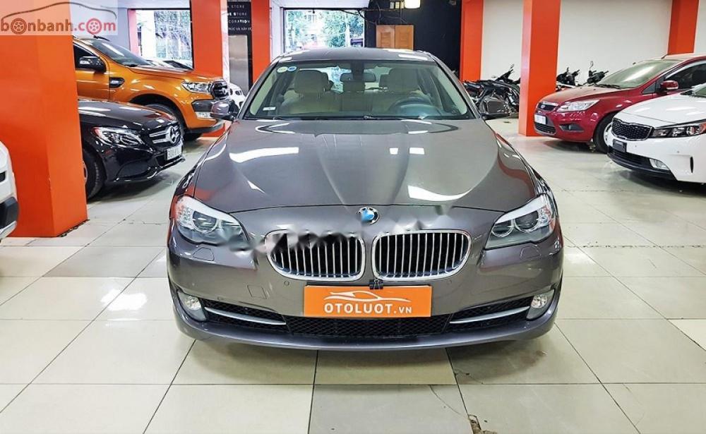 BMW 5 Series 520i 2013 - Bán xe BMW 5 Series 520i đời 2013, màu nâu, nhập khẩu