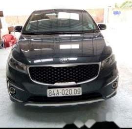 Kia Sedona 3.3GATH  2016 - Gia đình bán Kia Sedona 3.3GATH 2016, màu xanh đen