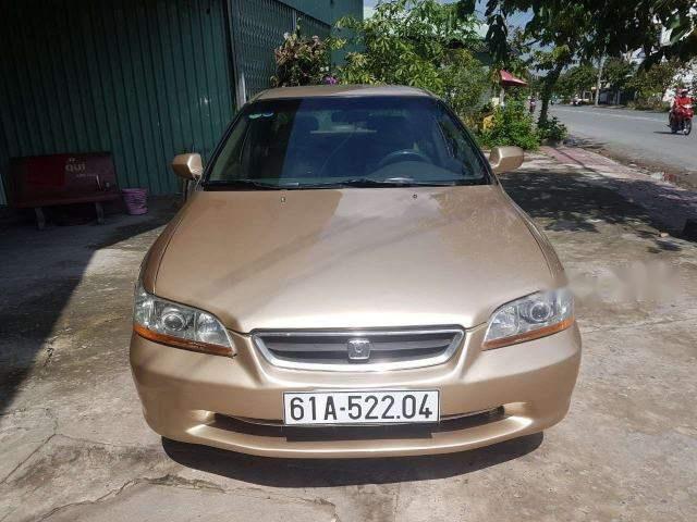 Honda Accord   2002 - Bán Honda Accord sản xuất năm 2002, màu vàng, nhập khẩu nguyên, 245 triệu