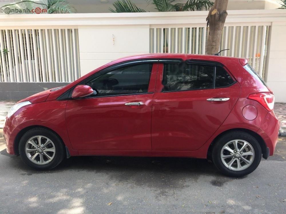 Hyundai Grand i10 1.0 MT 2015 - Bán Hyundai Grand i10 1.0 MT năm 2015, màu đỏ, nhập khẩu 