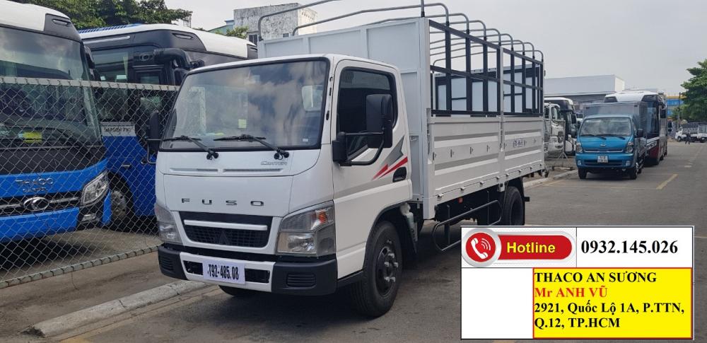 Genesis 2018 - Xe tải nhập khẩu Nhật Bản sử dụng động cơ Mitsubishi. Xe tải Fuso Canter 4.99 tải 2100 kg - Xe Euro 4 mua qua ngân hàng