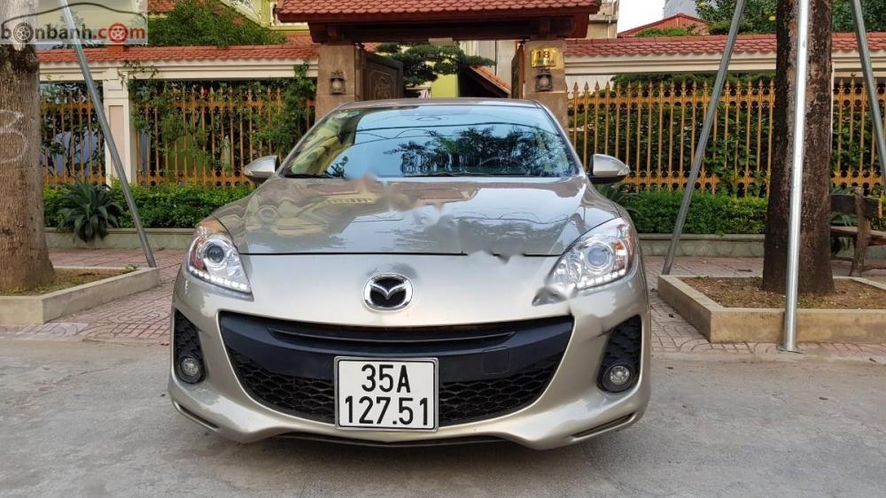 Mazda 3   2014 - Xe Mazda 3 đời 2014, màu vàng chính chủ, giá 455tr