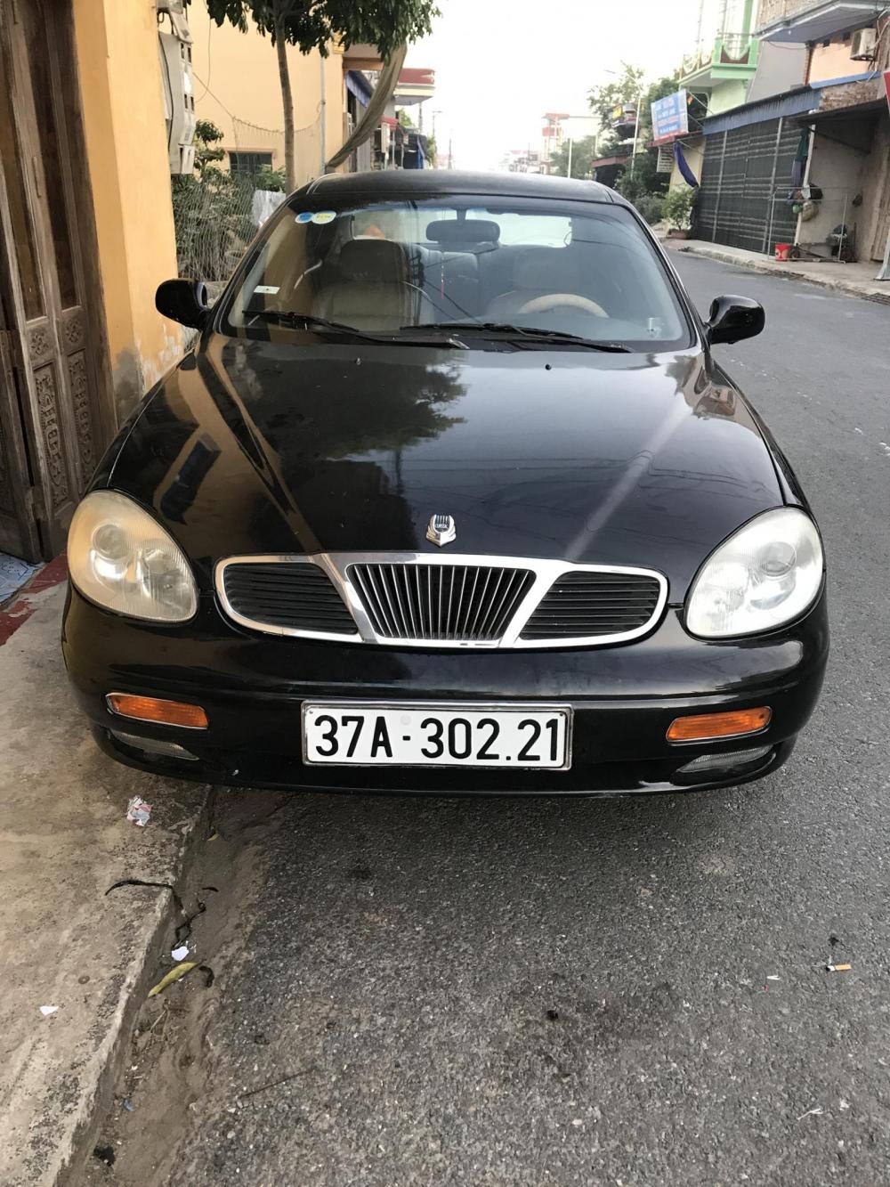 Daewoo Leganza CDX 1998 - Bán Daewoo Leganza sản xuất 1998 màu đen, giá 75 triệu