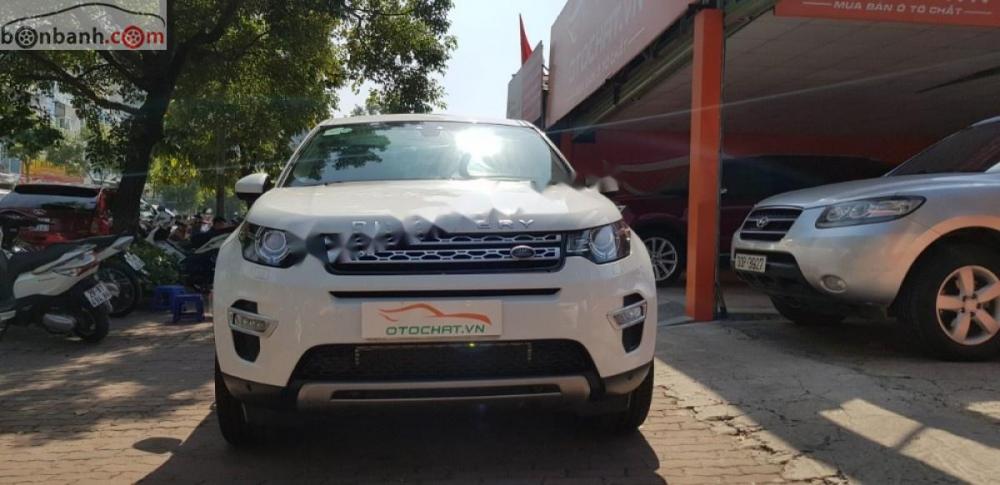 LandRover Discovery Sport HSE Luxury 2015 - Cần bán lại xe LandRover Discovery Sport HSE Luxury sản xuất năm 2015, màu trắng, nhập khẩu