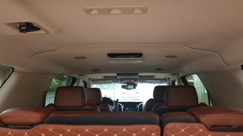 Cadillac Escalade 2015 - Bán Cadilac Escalede ESV Premium sản xuất 2015 màu đen, nội thất nâu đỏ