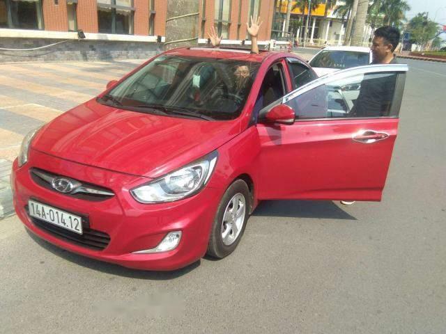 Hyundai Accent MT 2011 - Cần bán Hyundai Accent MT sản xuất 2011, màu đỏ, nhập khẩu 