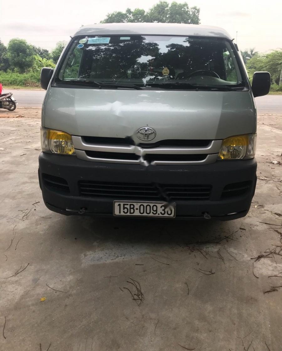 Toyota Hiace 2.5 2008 - Bán xe Toyota Hiace 2.5 năm sản xuất 2008, màu xanh lam 