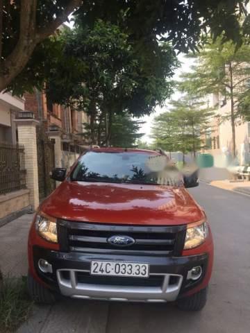 Ford Ranger Wildtrak  2014 - Bán Ford Ranger Wildtrak sản xuất 2014, màu đỏ, nhập khẩu