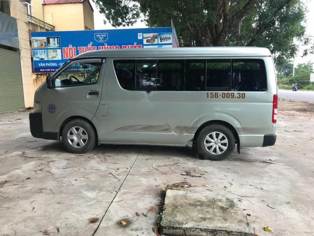 Toyota Hiace 2.5 2008 - Bán xe Toyota Hiace 2.5 năm sản xuất 2008, màu xanh lam 