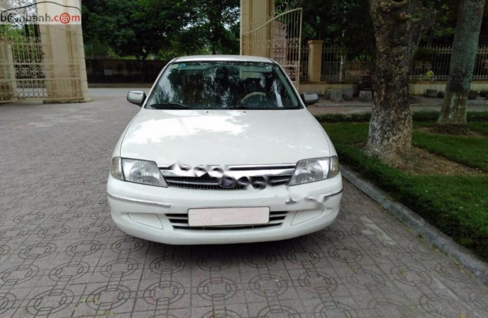 Ford Laser Delu 1.6 MT 2000 - Bán Ford Laser Delu 1.6 MT đời 2000, màu trắng