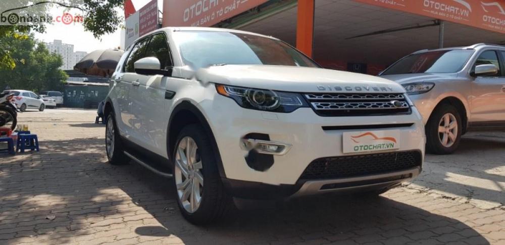 LandRover Discovery Sport HSE Luxury 2015 - Cần bán lại xe LandRover Discovery Sport HSE Luxury sản xuất năm 2015, màu trắng, nhập khẩu