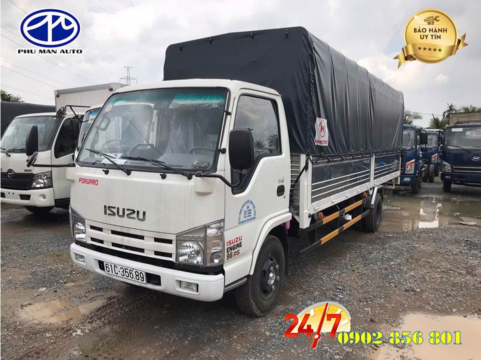 Isuzu 2018 - Xe tải Isuzu 1 tấn 9 thùng hàng dài 6 mét 2