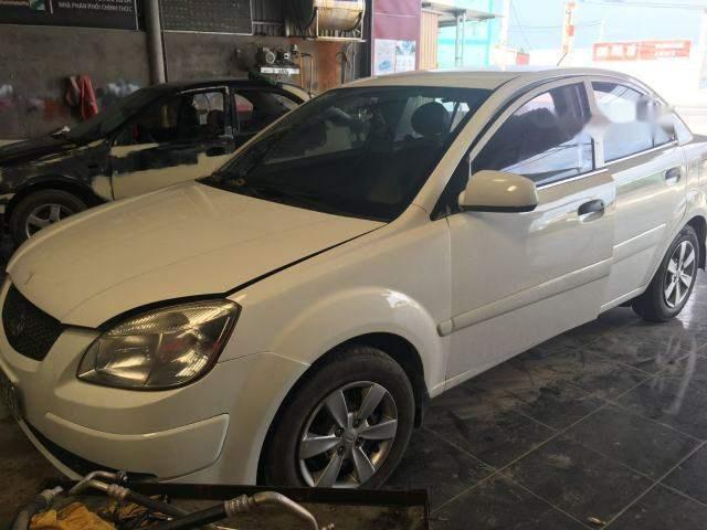 Kia Rio   2007 - Cần bán lại xe Kia Rio sản xuất 2007, màu trắng, xe nhập