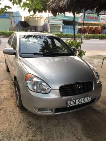 Hyundai Verna   2008 - Bán gấp Hyundai Verna năm sản xuất 2008, màu bạc, nhập khẩu