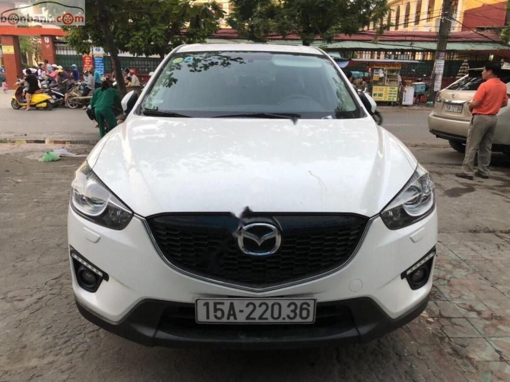 Mazda CX 5 2.0 AT 2015 - Chợ ô tô Lâm Hùng bán CX5 2.0 màu trắng, sản xuất và đăng ký 2015