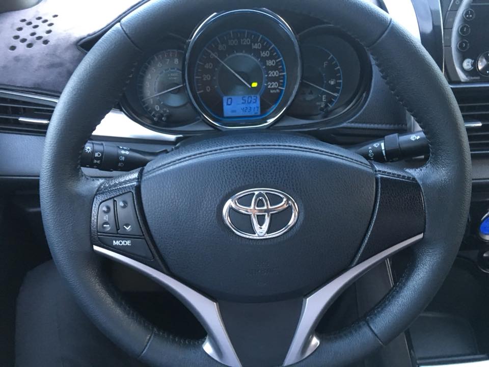 Toyota Vios G 1.5AT 2015 - Bán Toyota Vios G 1.5AT 2015, màu đen, 505 triệu