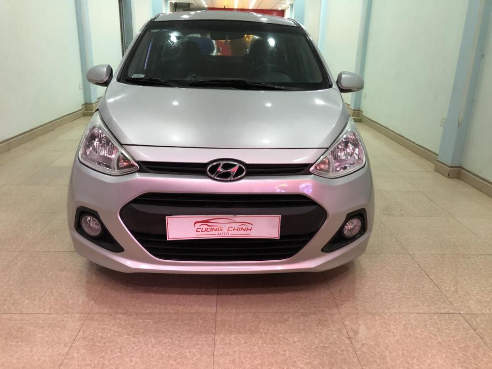 Hyundai Grand i10 1.0 MT 2WD 2015 - Bán Hyundai i10 Grand 1.0 MT 2WD đời 2016, màu bạc, nhập khẩu, giá chỉ 298 triệu