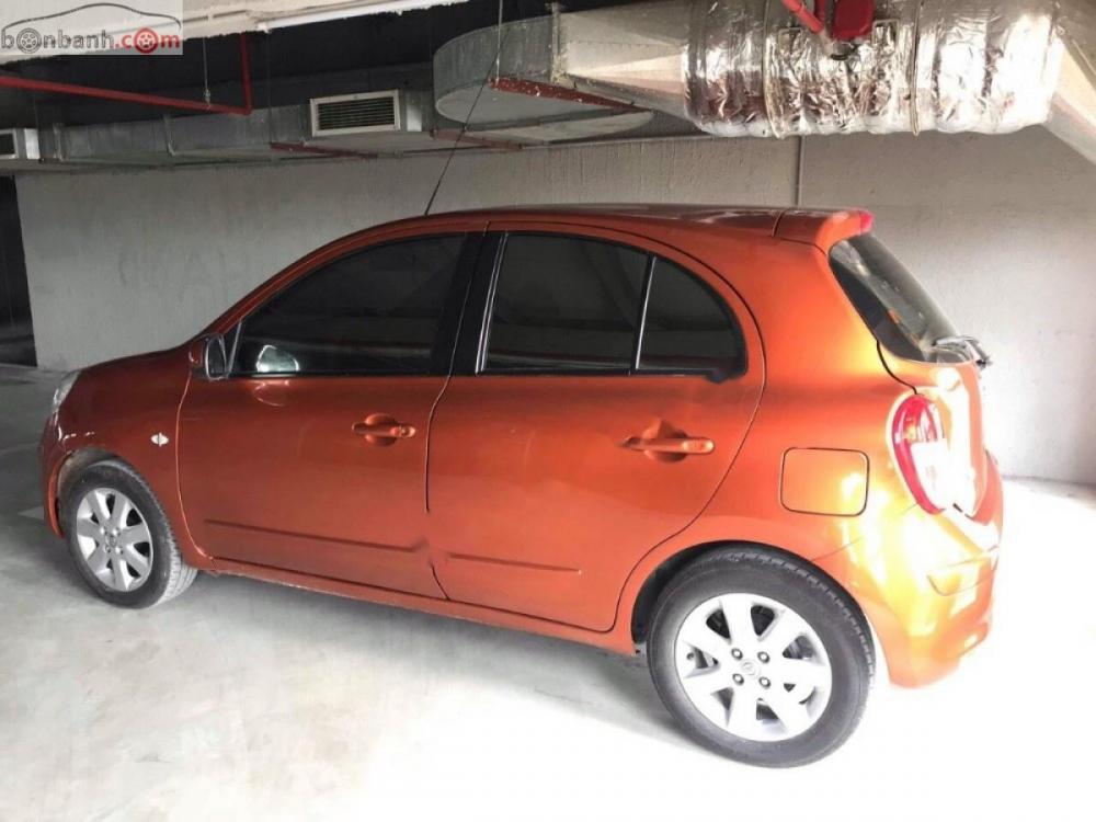 Nissan Micra 2010 - Cần bán lại xe Nissan Micra đời 2010, màu vàng cam, xe nhập số tự động