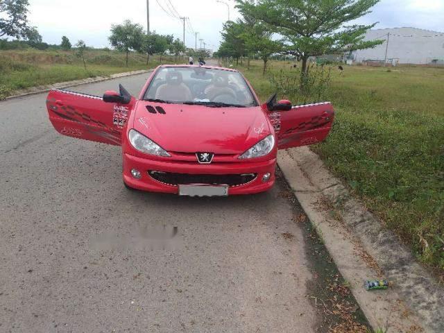 Peugeot 206     2006 - Cần bán gấp Peugeot 206 sản xuất 2006, màu đỏ, nhập khẩu