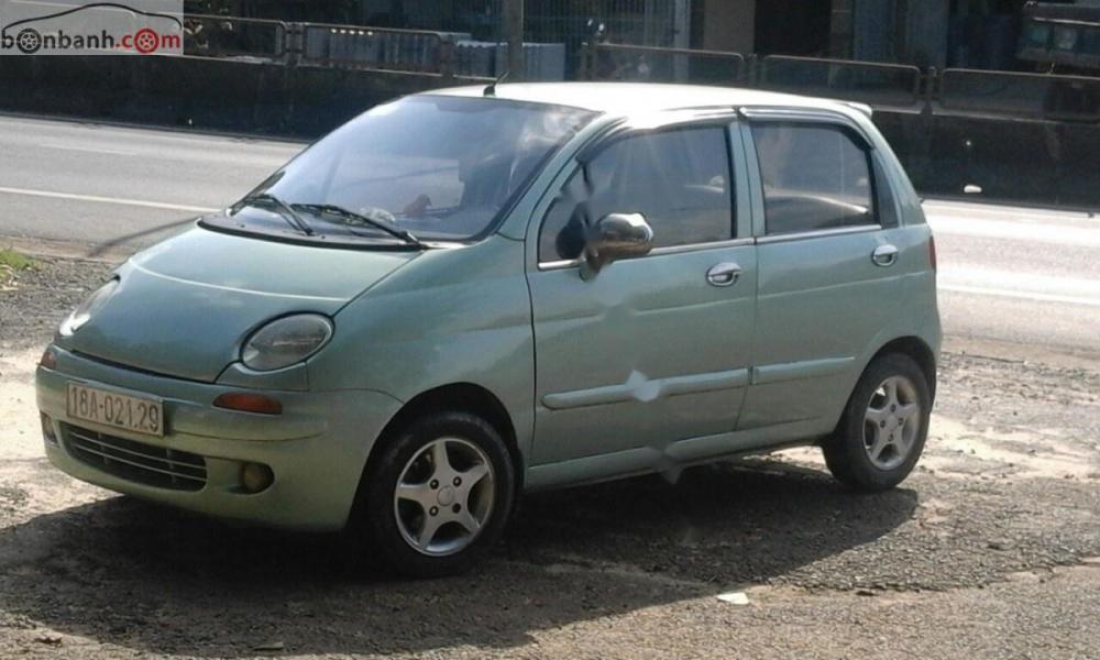 Daewoo Matiz 0.8 MT 2001 - Cần bán lại xe Daewoo Matiz 0.8 MT đời 2001, màu xanh lam, nhập khẩu