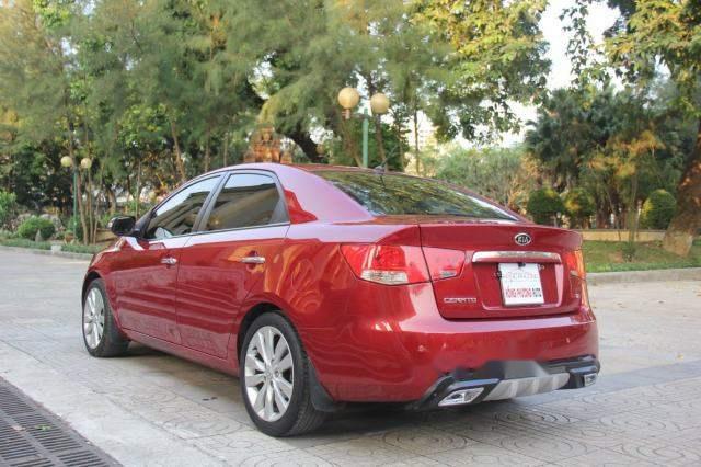 Kia Cerato   2010 - Cần bán gấp Kia Cerato sản xuất 2010, màu đỏ, nhập khẩu, giá tốt