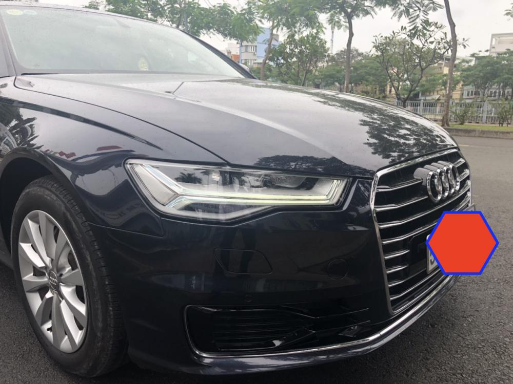 Audi A6 2016 - Bán Audi A6 2016, màu xanh đen, nội thất nâu, đi 14000 km, nhập khẩu, giá 1 tỷ 780