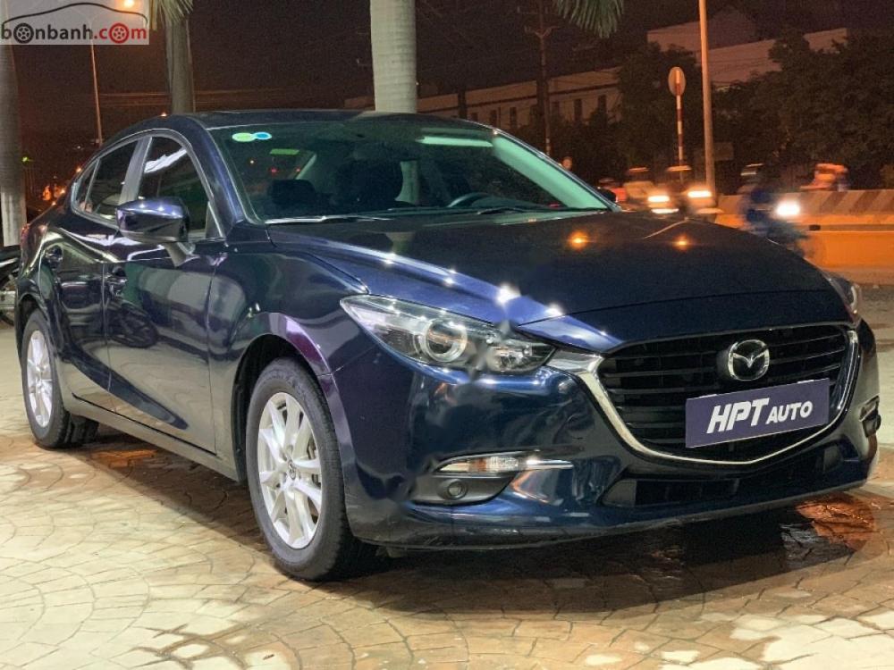 Mazda 3 1.5 AT 2017 - Bán ô tô Mazda 3 1.5 sx 2017, màu xanh lam số tự động