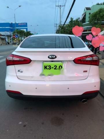 Kia K3 2.0 AT 2015 - Cần bán xe Kia K3 2.0 AT đời 2015, màu trắng như mới giá cạnh tranh