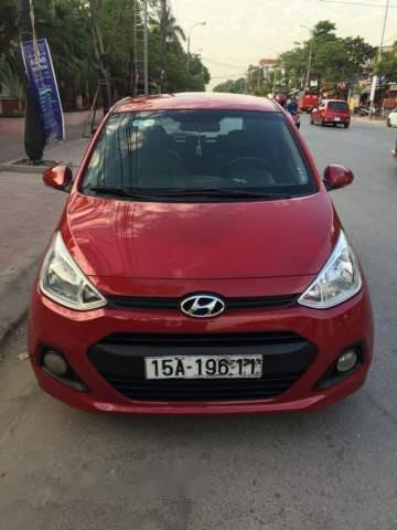 Hyundai Grand i10   2015 - Bán Hyundai Grand i10 đời 2015, màu đỏ, nhập khẩu nguyên chiếc, giá tốt