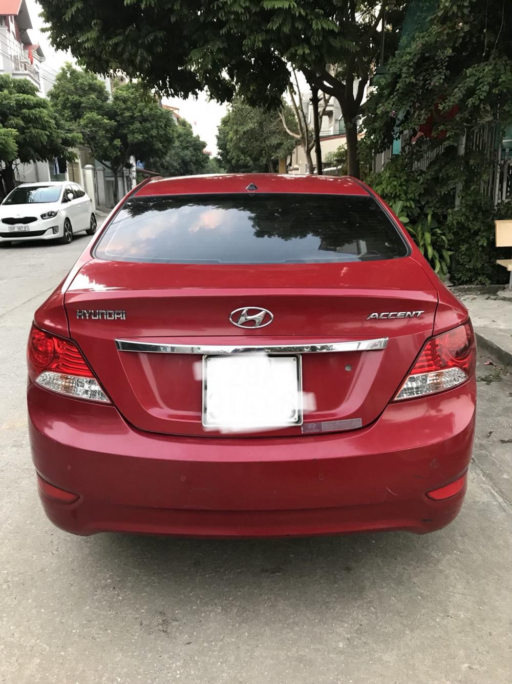 Hyundai Accent 1.4AT 2011 - Cần bán xe Hyundai Accent đời 2011, màu đỏ, nhập khẩu nguyên chiếc chính chủ 