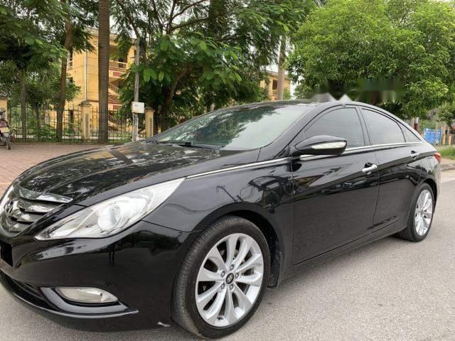 Hyundai Sonata   2011 - Bán Hyundai Sonata đời 2011, màu đen, nhập khẩu