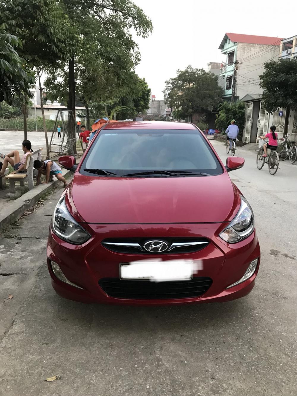 Hyundai Accent 1.4AT 2011 - Cần bán xe Hyundai Accent đời 2011, màu đỏ, nhập khẩu nguyên chiếc chính chủ 